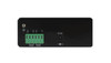 HSW-800 Fast Ethernet Industrial switch top view with power inputs and grounding