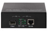 FC-1001-PSE Gigabit Ethernet 10/100/1000BaseTx to SFP slot fiber media converter with PoE+ 30W PSE, AC direct input