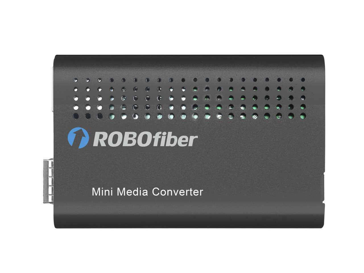 LFC-100-SFP Fast Ethernet fiber media converter top view