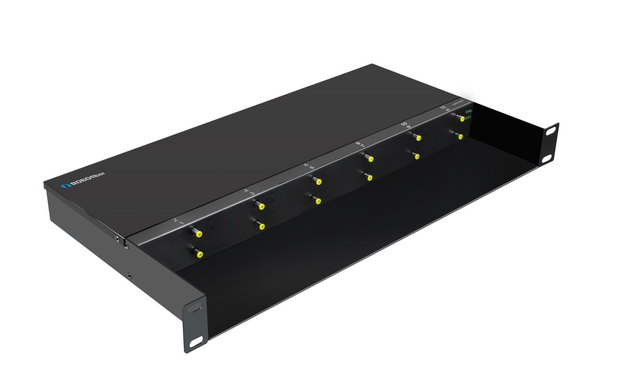 LFC-CH12-DD - 12 slot fiber chassis with two DC48 power supplies and fans for LFC series