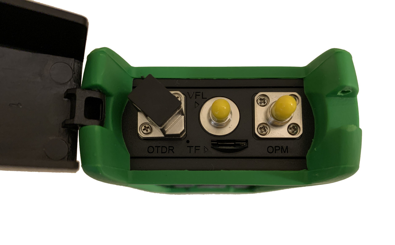 OTDR-3201 - Optical Time Domain Reflectometer - top OPM, OLS and VFL optical connectors