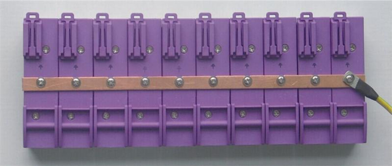 Earthing bar for 10 units Earthing bar for 10 units