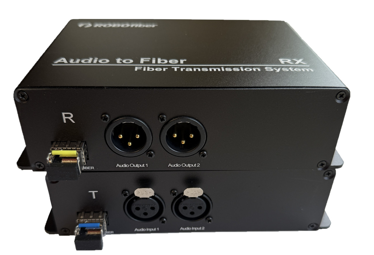 RB-AUDIO02-SFP Balanced Audio over Fiber Extender