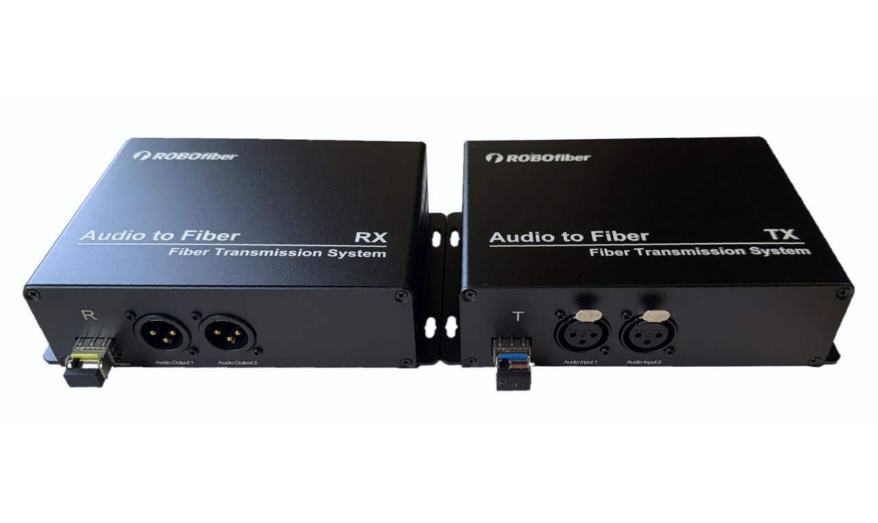 RB-AUDIO02-SFP Balanced Audio over Fiber Extender