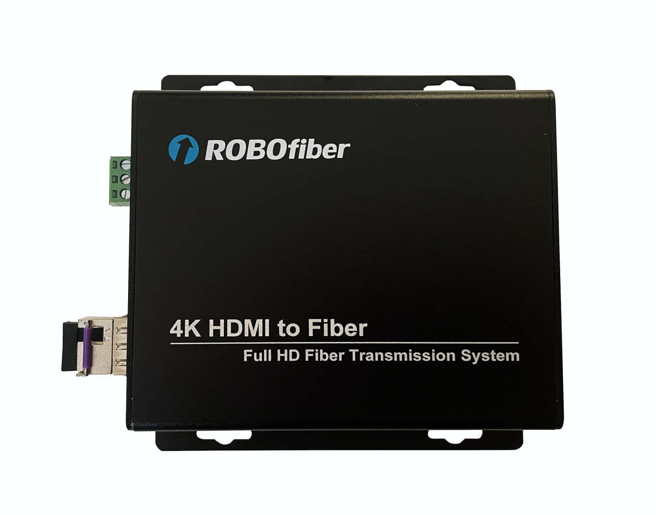 RB-4KHDMI-T 4K HDMI over fiber transmitter single strand with RS232 reverse path transport - top view