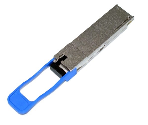 QSFP-10040-WA - QSFP28 100G BiDi ER1 optical transceiver, single-mode single strand, 1304/1309nm, 40Km, one LC/UPC connector - rear view