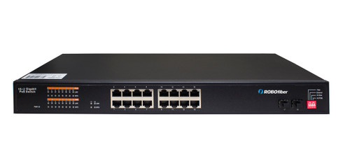 GES-2402A-PSE Gigabit PoE Switch - 24+2 Ports 350W Budget