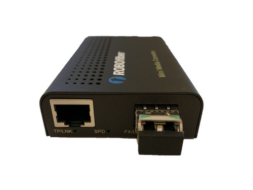 LFC-100-SFP-SM120 Fast Ethernet fiber media converter to duplex singlemode fiber, 120Km reach, 1550nm, LC conectors