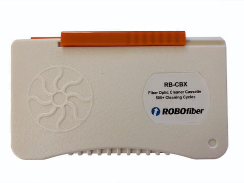 RB-CBX Fiber Optic Cleaning Cassette for LC, SC, ST, FC, MPO or MU optical connectors