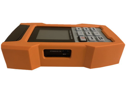 ROPMLS-810 - Optical Multimeter - Power Meter, Laser Source and VFL 10mW in one device - side USB connector