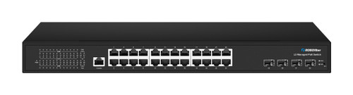 RB10-2404M-PSE 24x Gigabit Ethernet and 4x 10G ports high power Layer 3 managed POE++ switch (400W budget)