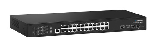 RB10-2404M-PSE 24x Gigabit Ethernet and 4x 10G ports high power Layer 3 managed POE++ switch (400W budget)