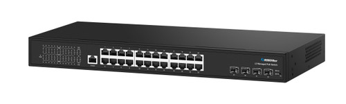 RB10-2404M-PSE 24x Gigabit Ethernet and 4x 10G ports high power Layer 3 managed POE++ switch (400W budget)