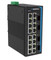 HGW-1604SM Gigabit Ethernet Managed Industrial switch with four fiber ports for extreme temperatures, -40 to +75 Celsius