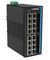 HGW-1608SM-PSE Gigabit Ethernet Managed Industrial PoE switch for extreme temperatures, -40 to +75 Celsius