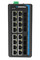 HGW-1608SM-PSE Gigabit Ethernet Managed Industrial PoE switch front view