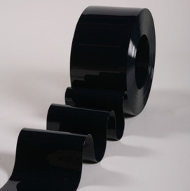 Bulk 8" Strip Curtain- OPAQUE BLACK