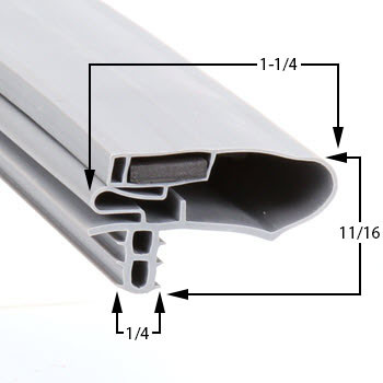 29 3/4 x 65 1/4  Hussmann Gasket