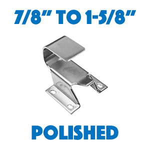 Kason 1094 Adjustable Wide Hook - 7/8 to 1 5/8 - Polished Chrome - 11094000027