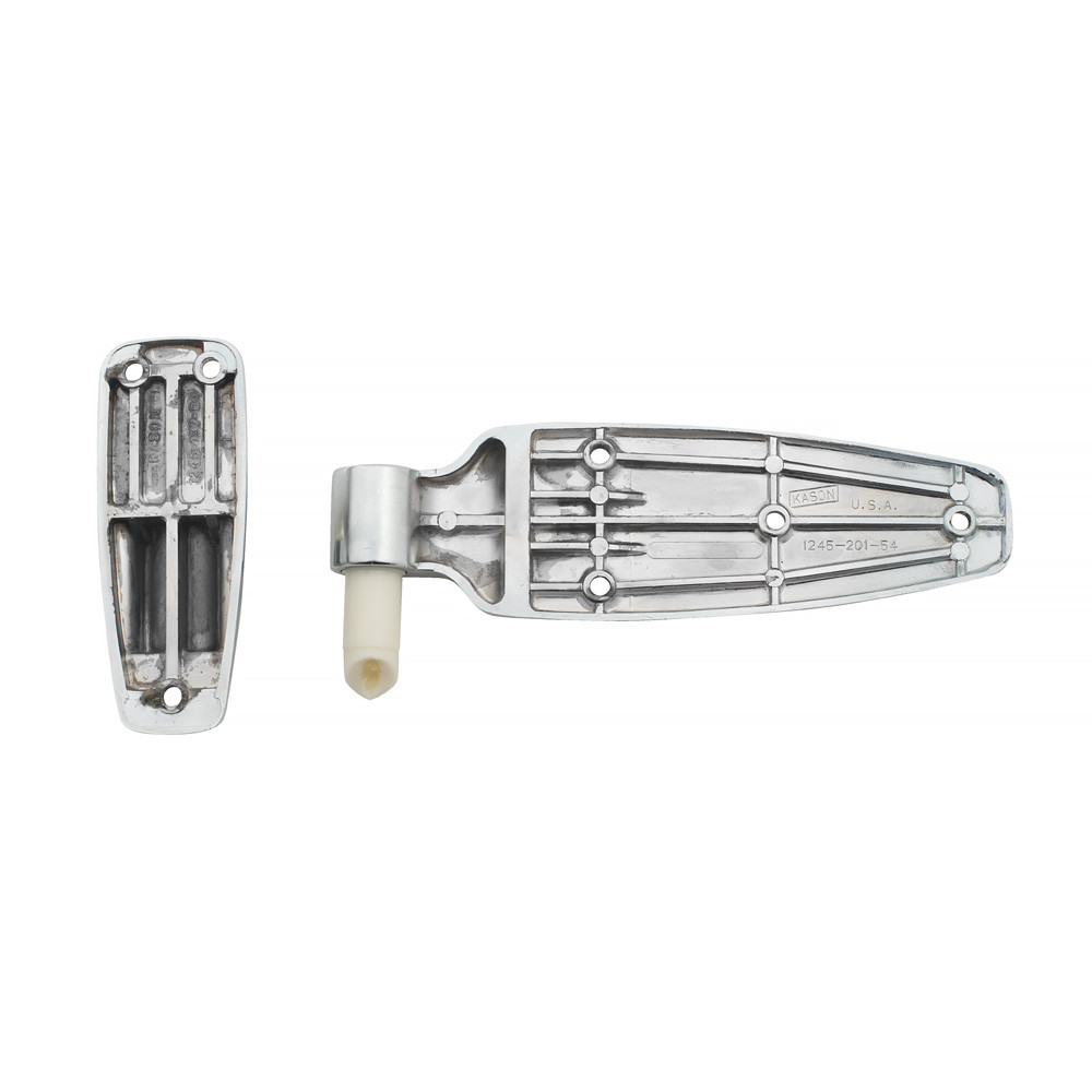 Kason 1245 Reversible Cam-Rise Hinge - 1 1/8" - Polished Chrome - 11245000040 - thumbnail 2