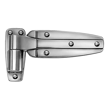 Kason 1245 Reversible Cam-Rise Hinge - 1 1/2" - Polished Chrome - 11245000068