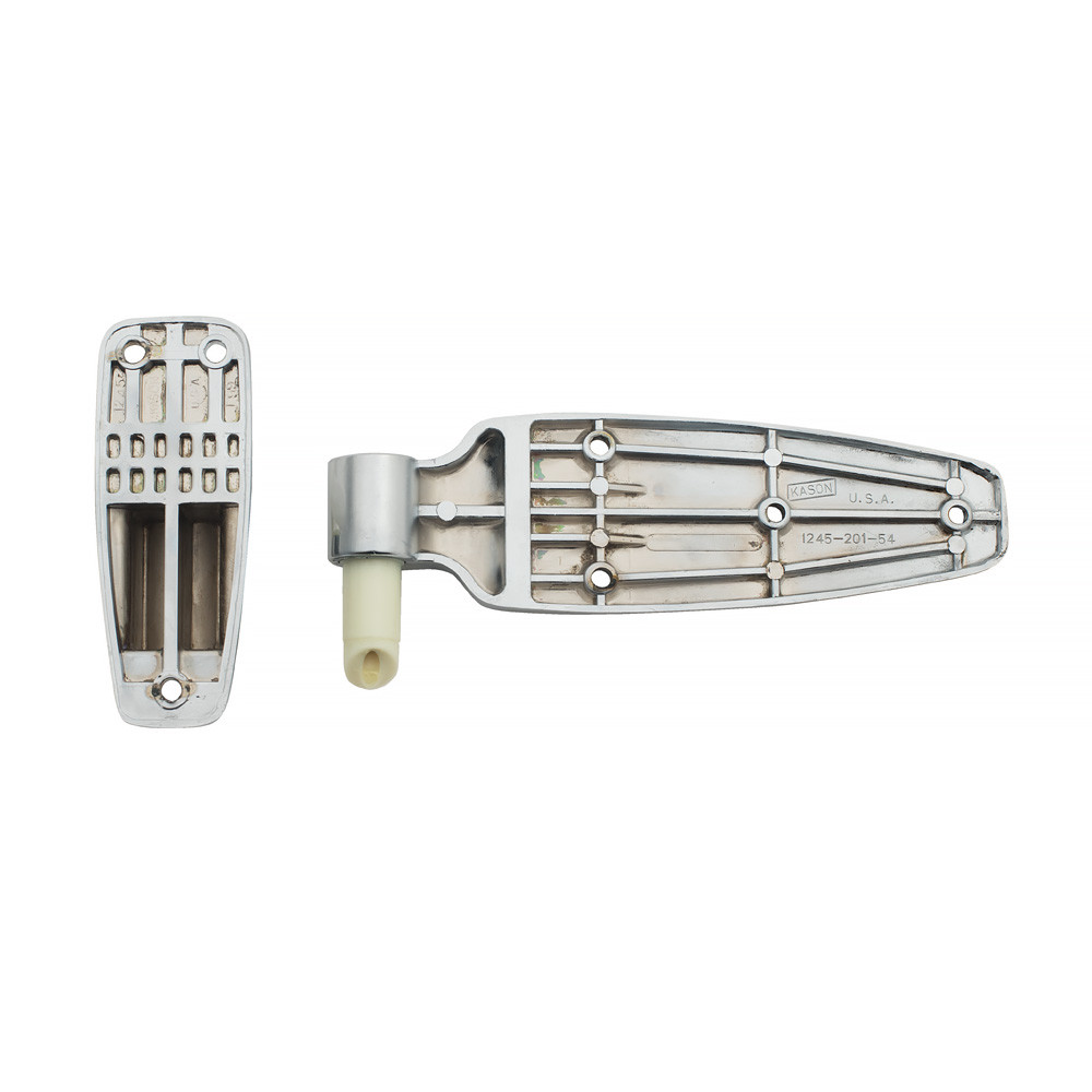 Kason 1245 Reversible Cam-Rise Hinge - 1 5/8" - Polished Chrome - 11245000072 - thumbnail 2