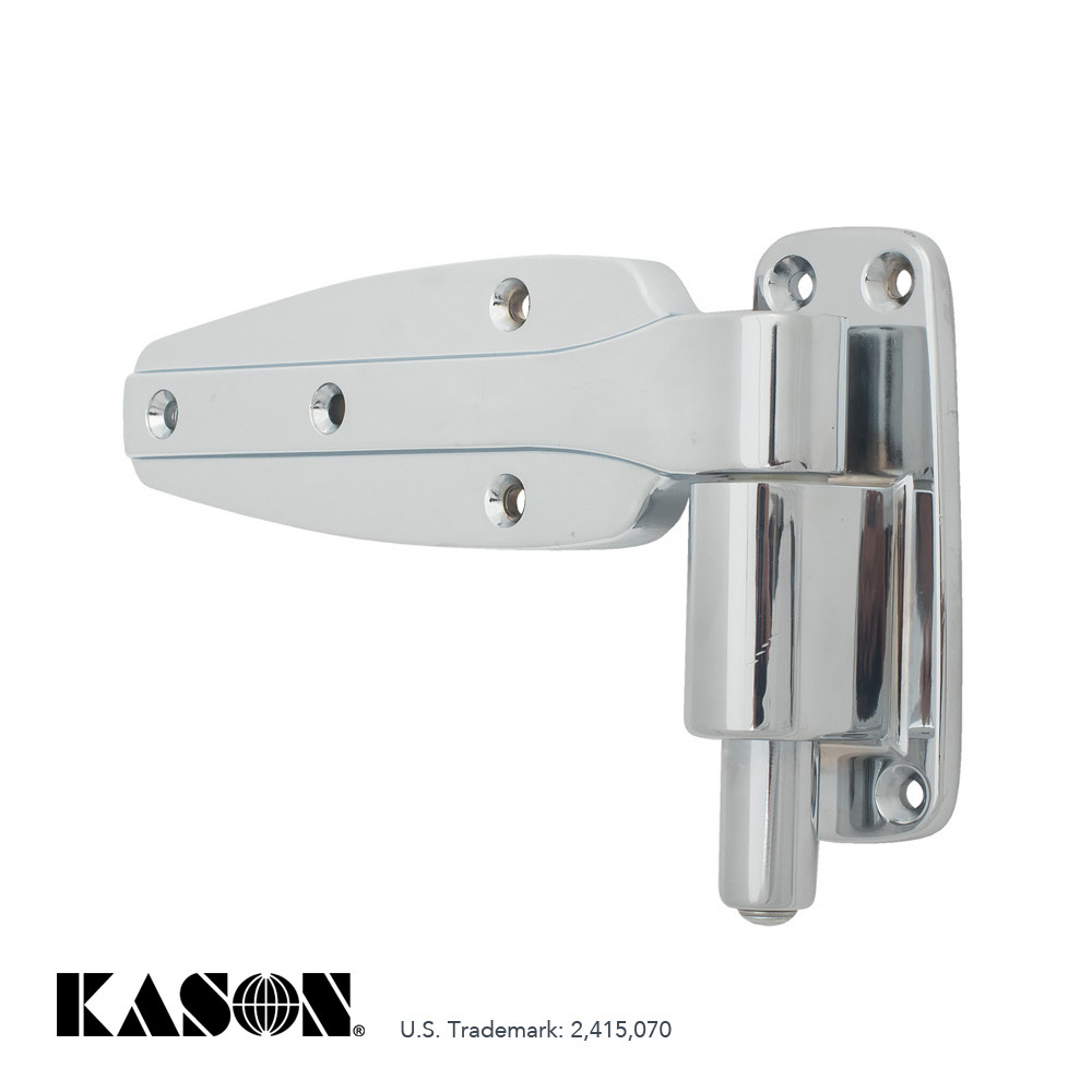 Kason 1248 Spring Assisted Hinge - 1 1/8" - Polished Chrome - 11248000016 - thumbnail 3