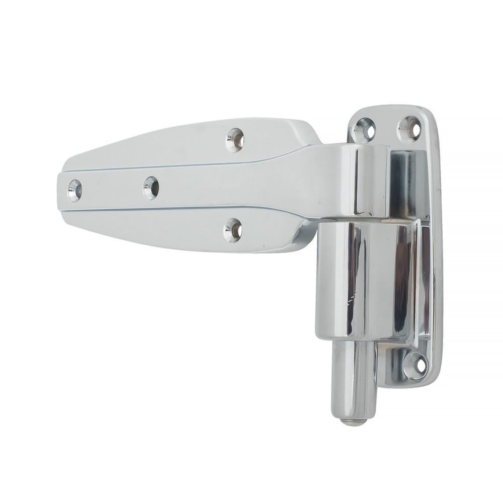 Kason 1248 Spring Assisted Hinge - 1 1/8" - Polished Chrome - 11248000016