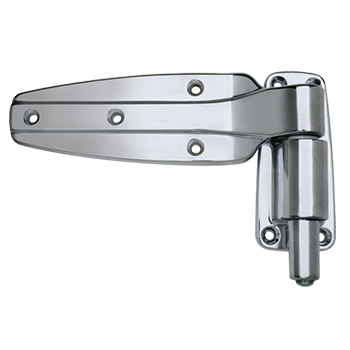 Kason 1248 Spring Assisted Hinge - 1 7/8" - Brushed Chrome - 11248000051