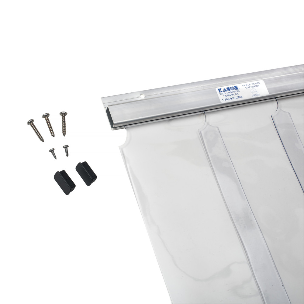 Kason Easimount Walk-In Cooler Strip Curtain Kit - 38" x 84"