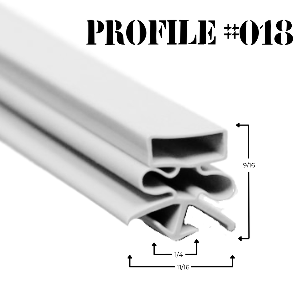 22 x 55 Intermetro Door Gasket (No Magnet)