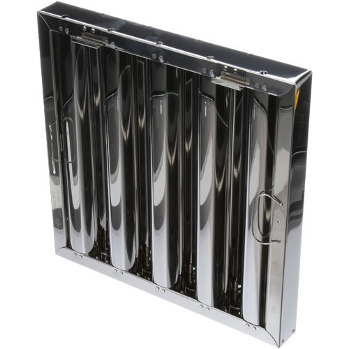 HOOD FILTER W/ CLIPS, STAINLESS, 16X16