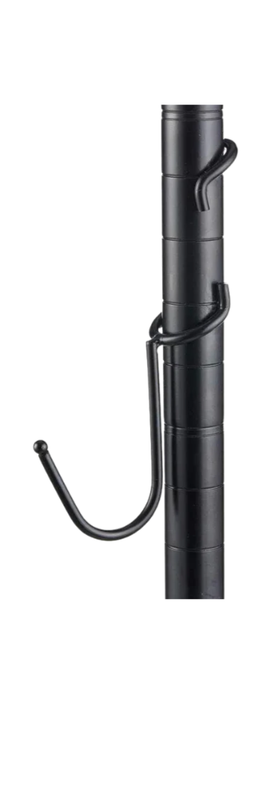 PoleHooks J-Hook - Black - 5-Pack - thumbnail 2