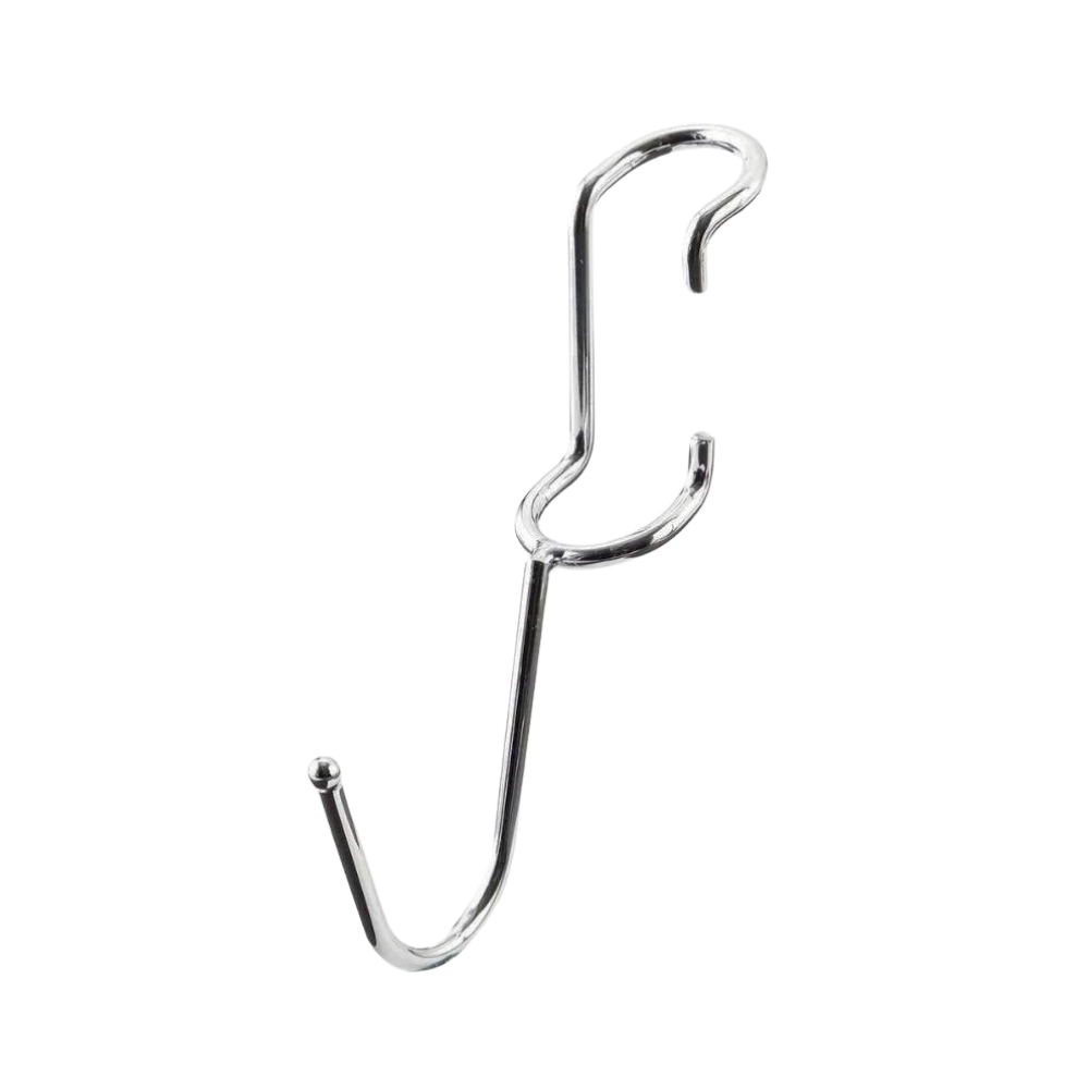 PoleHooks J-Hook - Chrome- 5-Pack