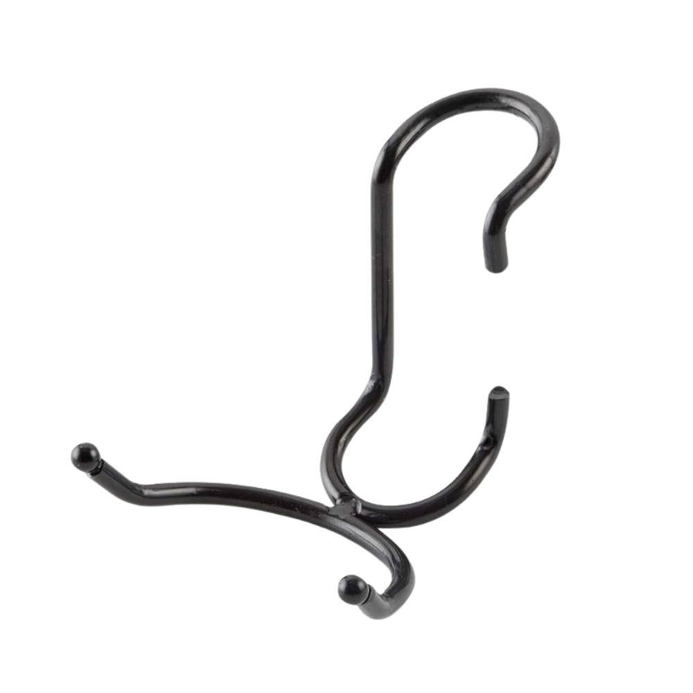 PoleHooks Multi Use C-Hook  - Black - 5-Pack