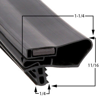 29 3/4 x 65 1/4 Hussmann Gasket