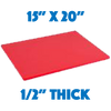 Red Standard Cutting Board - 15 x 20