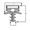 36 3/8 x 82 15/16 Imperial Brown Gasket