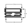 28 1/4 x 59 3/4 La Crosse Gasket