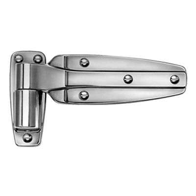 Kason 1236 Heavy Duty Lever Locking Handle, Polished Chrome