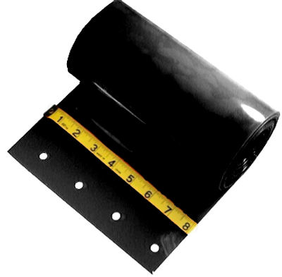 Custom Replacement Strip - 8" Wide - BLACK - Cooler, Smooth