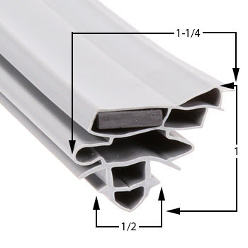 22 3/4 x 59 3/4 True Mfg  Gasket