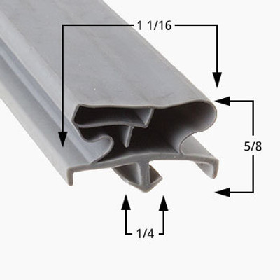 23 x 63 3/16 Beverage-Air Gasket