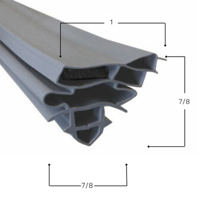 True Mfg Gasket 22 3/4 x 59 3/4 (327T-980682)