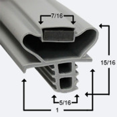 13 x 30  Delfield  Gasket