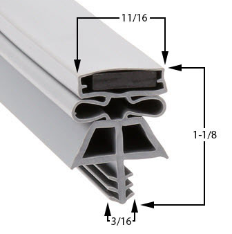 31-7/8-x-78-1/2-International-Cold-Storage-Gasket-11-012-1