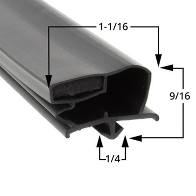 23 3/8 x 23 Glastender Gasket