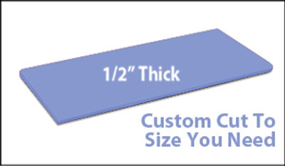 Blue Cutting Board - 1/2" Thickness