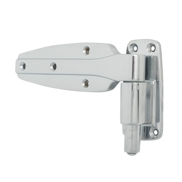 Kason 1248 Spring Assisted Hinge - 1 1/4" - Polished Chrome - 11248000020