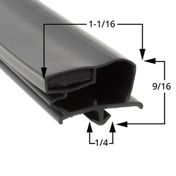 8 1/4 x 42 5/8 Traulsen Gasket